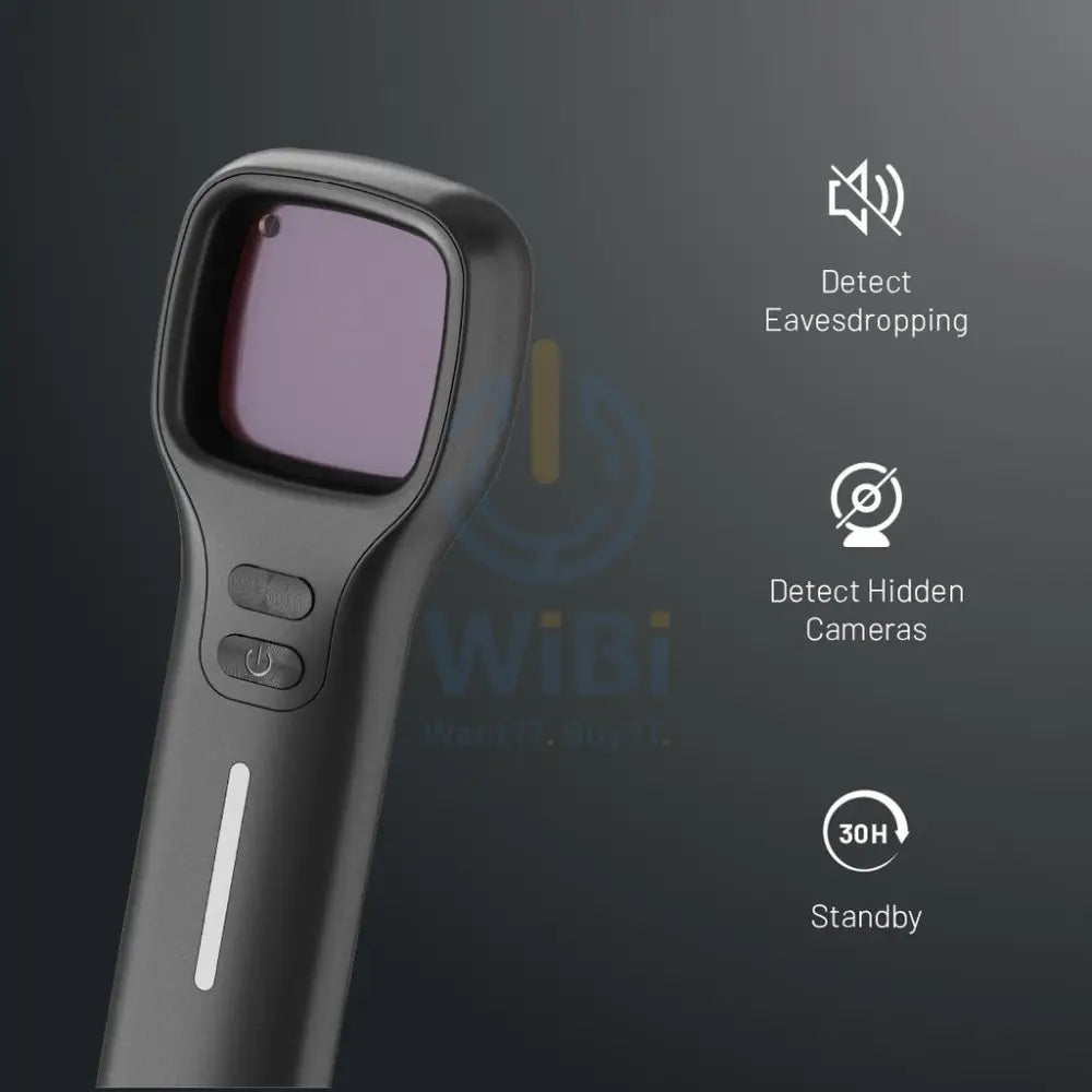 Porodo Anti-Spy Infrared Wireless Detector Stay Safe & Alert - Black Accessories > Smart Devices