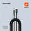 Porodo Audio Data Cable - 1.2M / Lightning / 3.5mm Jack / Black Accessories > Cables & Converters > Cables