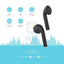 Porodo Blue Deep Bass Wireless Earbuds 2 - Black Accessories > Audio > Headphones > Offer Zone