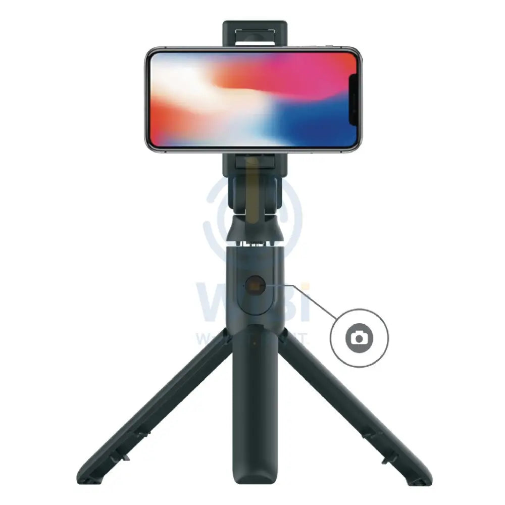 Porodo Bluetooth Selfie-Stick With Tripod - Black Accessories > Mobiles & Tablets > Mobiles > Mobile Holder / Stands