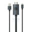 Porodo Braided HDMI Lightning Cable (2m/6.6ft) - Black Accessories > Cables & Converters > HDMI Cables