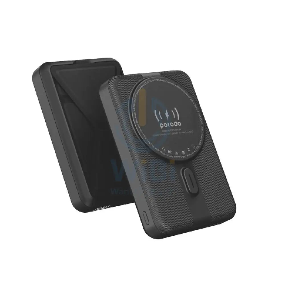 Porodo Digital MagSafe PowerBank With Stand - 10000mAh / Black Accessories > Power Bank