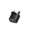 Porodo Dual Output Quick Charger - 20W / USB-A / USB-C / Black Accessories > Power Adapters