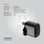 Porodo Dual Output Quick Charger - 20W / USB-A / USB-C / Black Accessories > Power Adapters