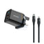 Porodo Dual Port Multi-Device Wall Charger With Integrated Watch Charger - Black Accessories > Power Adapters