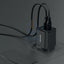 Porodo Dual Port Wall Charger 2.4A With 1.2m Lightning Cable - Black Accessories > Power Adapters