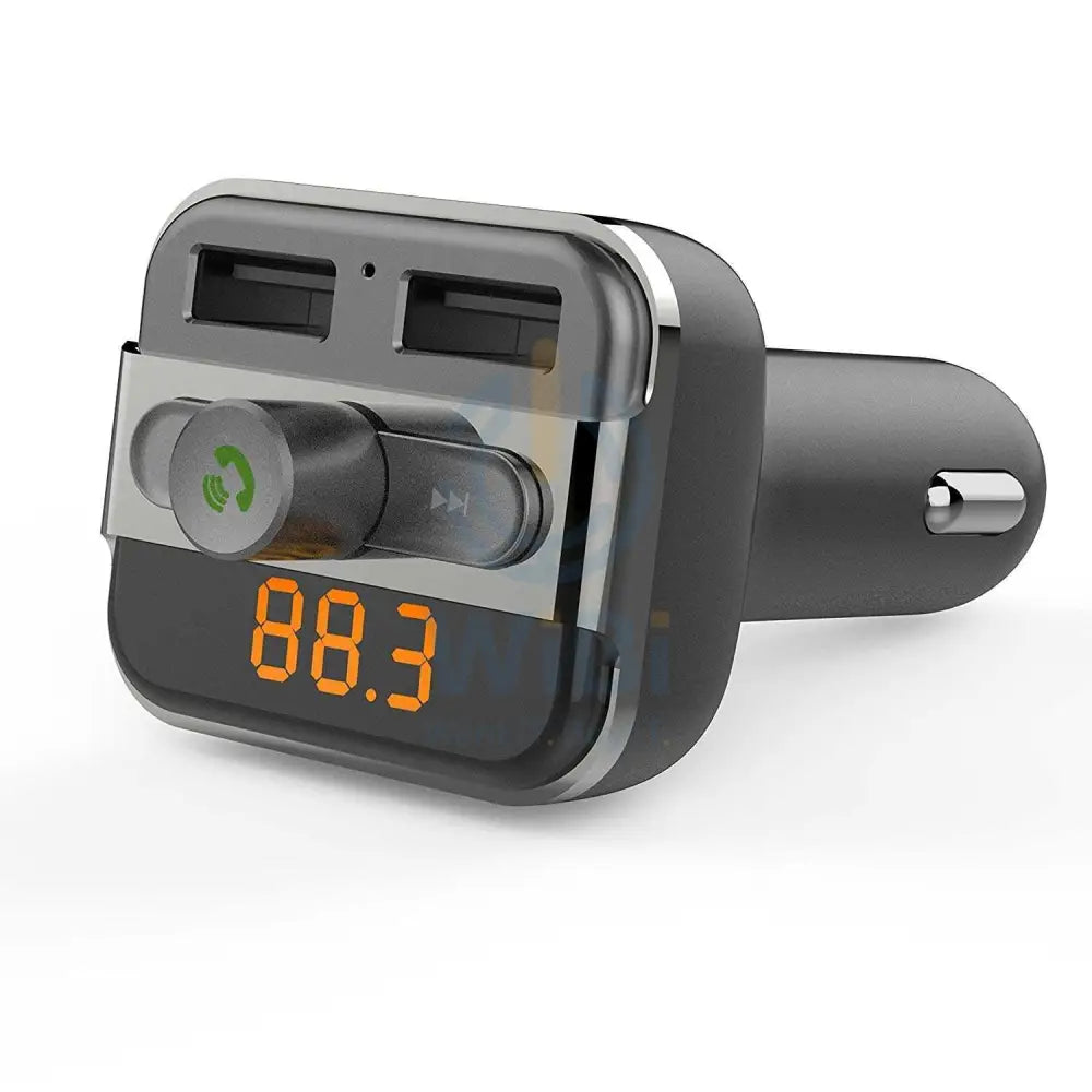 Porodo FM Transmitter and Fast Charging Car Charger- 3.4 amp / 15W / Black Accessories > Mobiles & Tablets > Mobiles >