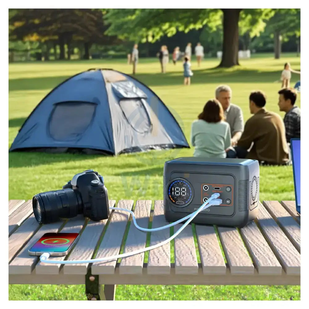 Porodo Forcebase Portable Power Station - 150W / Gray/Black Accessories > Power Station
