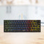Porodo Gaming 68Keys Mechanical Keyboard with Wired and Bluetooth Dual Version - Black Accessories > Keyboard & Mouse >