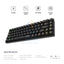 Porodo Gaming 68Keys Mechanical Keyboard with Wired and Bluetooth Dual Version - Black Accessories > Keyboard & Mouse >