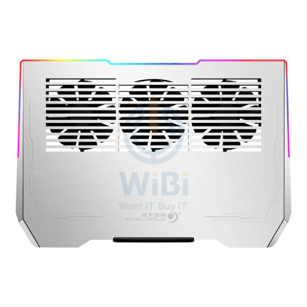 Porodo Gaming Al RGB Laptop Cooling Fan - Silver Accessories > Other Accessories > Gaming Zone