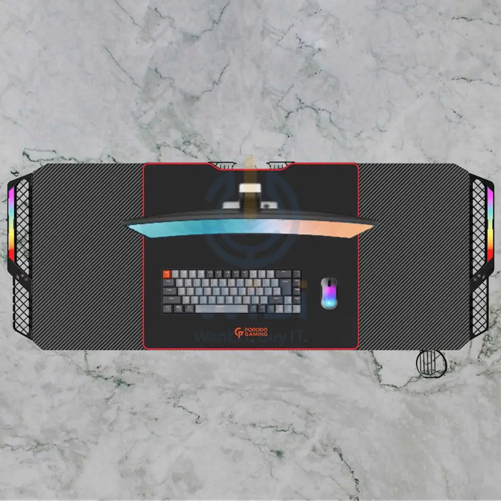 Porodo Gaming E-Sports Gaming Desk - Black Accessories > Other Accessories > Gaming Zone