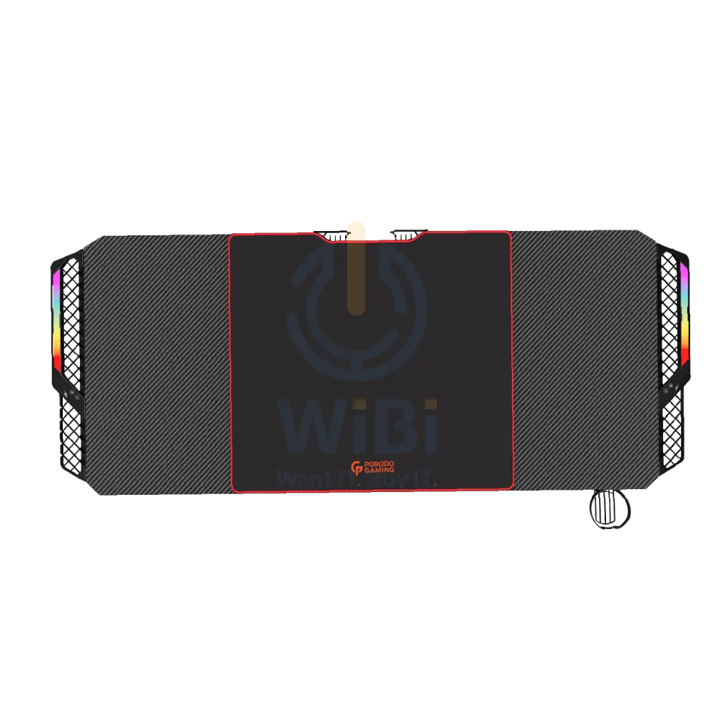 Porodo Gaming E-Sports Gaming Desk - Black Accessories > Other Accessories > Gaming Zone
