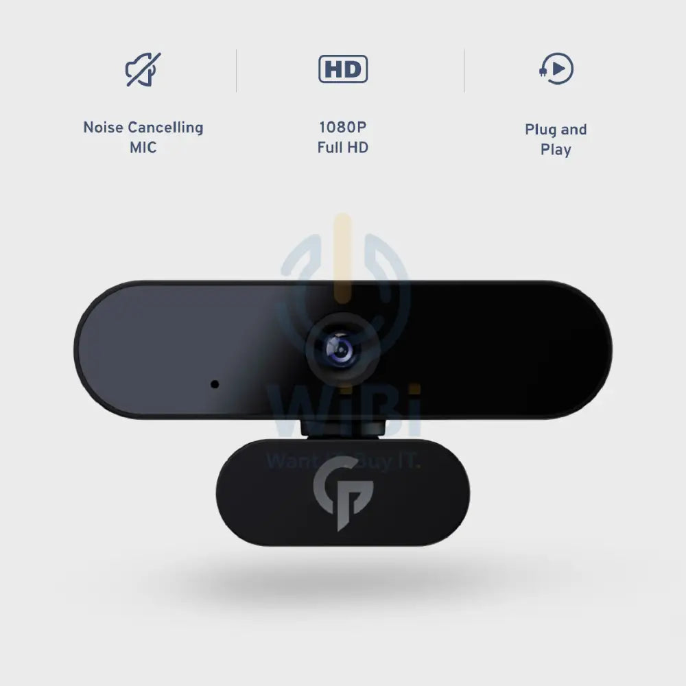 Porodo Gaming HD Webcam - Black Cameras > Webcam