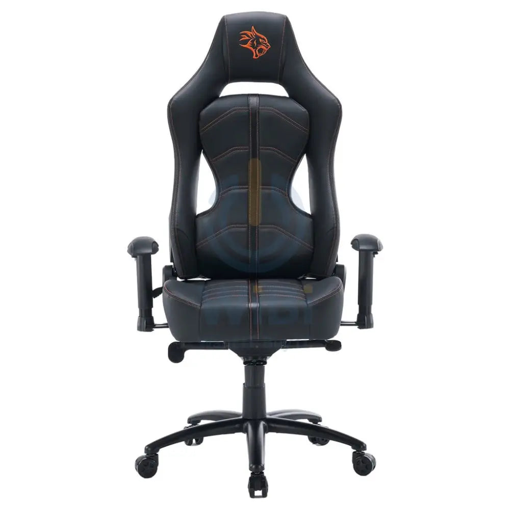 Porodo Gaming Predator Pro Chair Molded Backrest & Seat with 2D Armrest - Black / Orange Accessories > Chairs > Gaming