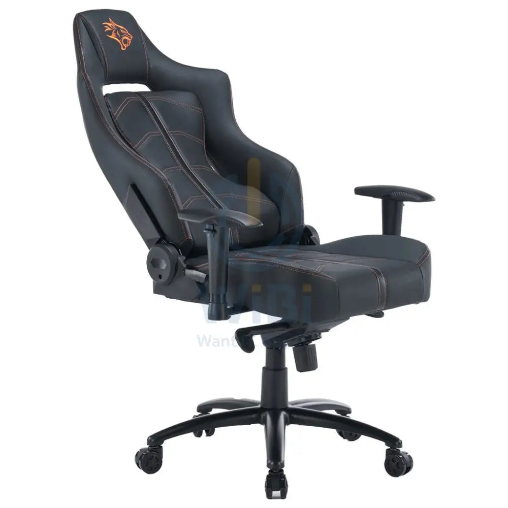 Porodo Gaming Predator Pro Chair Molded Backrest & Seat with 2D Armrest - Black / Orange Accessories > Chairs > Gaming