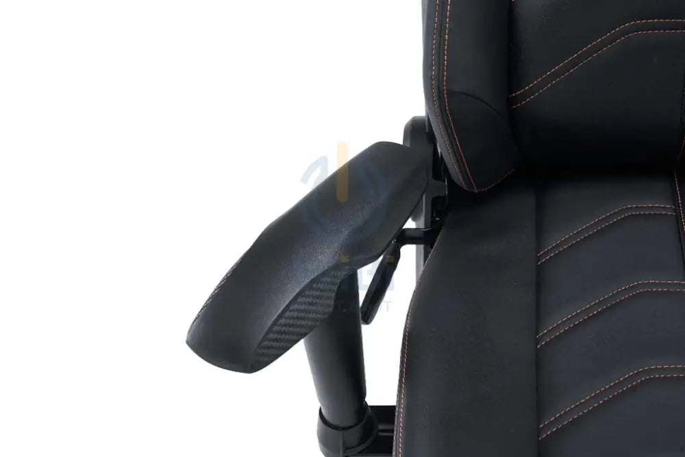 Porodo Gaming Predator Pro Chair Molded Backrest & Seat with 2D Armrest - Black / Orange Accessories > Chairs > Gaming