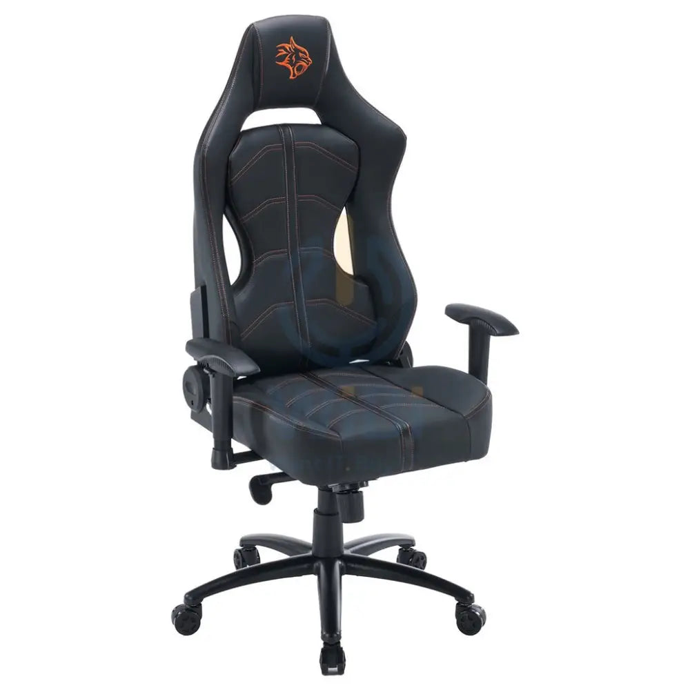 Porodo Gaming Predator Pro Chair Molded Backrest & Seat with 2D Armrest - Black / Orange Accessories > Chairs > Gaming