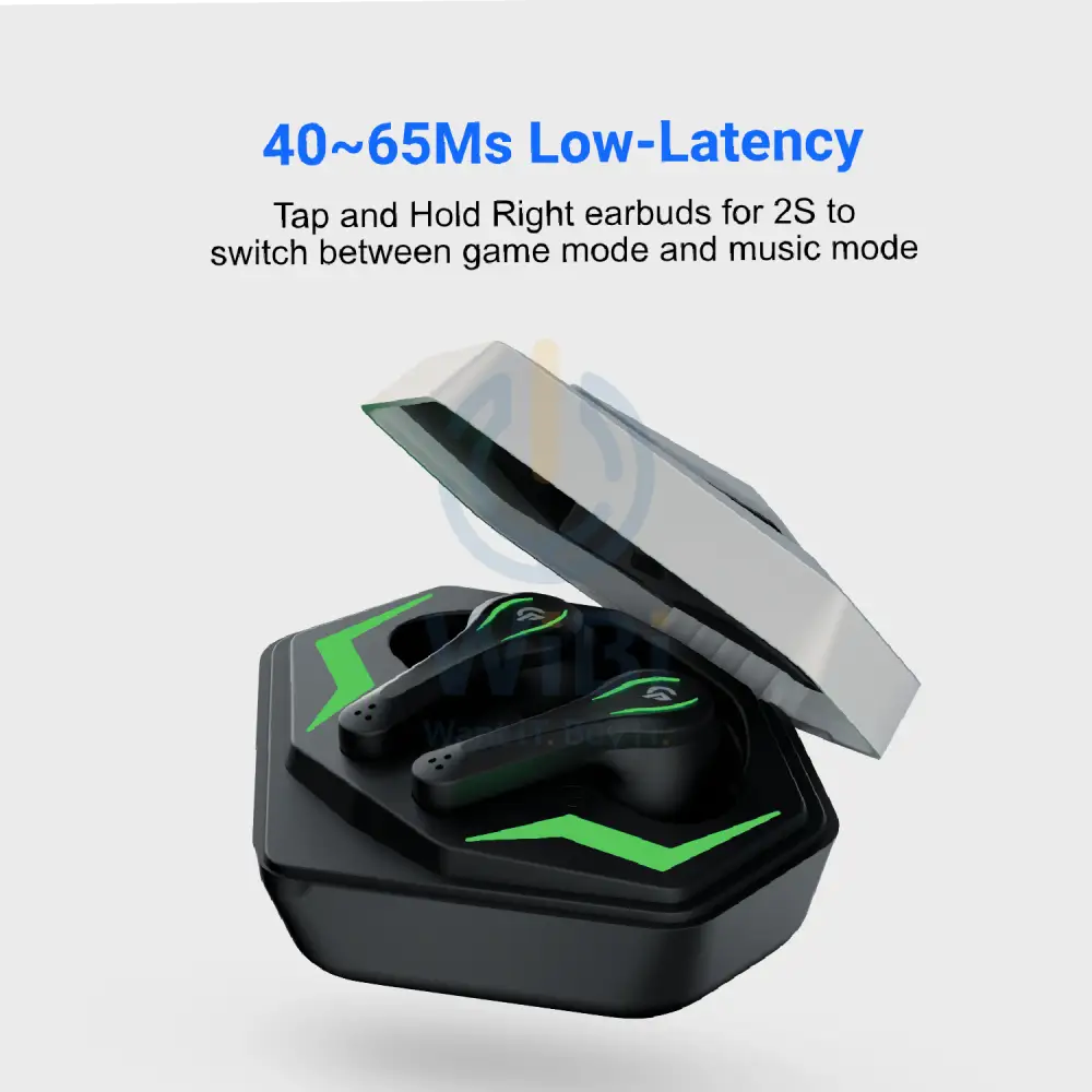 Porodo Gaming True-Wireless Gaming Earbuds - Silver Accessories > Audio > Headphones > Gaming Zone > Offer Zone