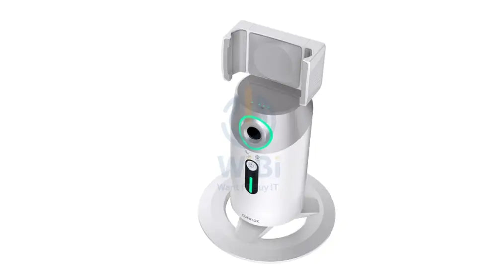 Porodo Gimbal with AI Face tracking Gesture Recognition - White Accessories > Smart Devices