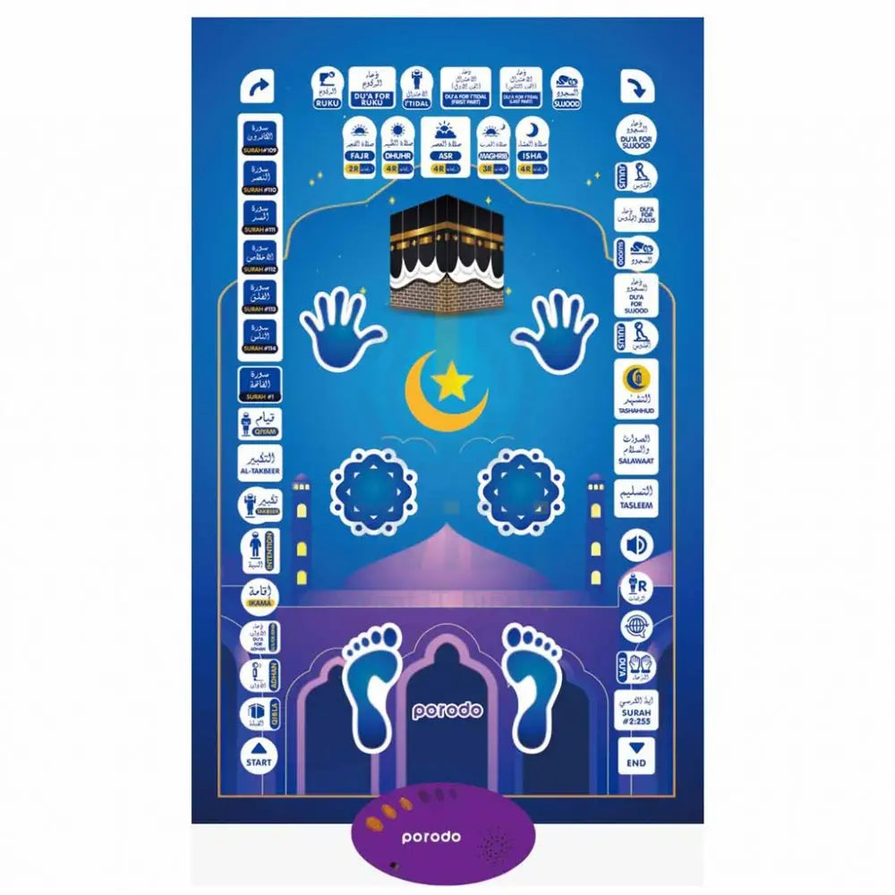 Porodo Kids Educational Interactive Smart Prayer - Blue Accessories > Smart Devices