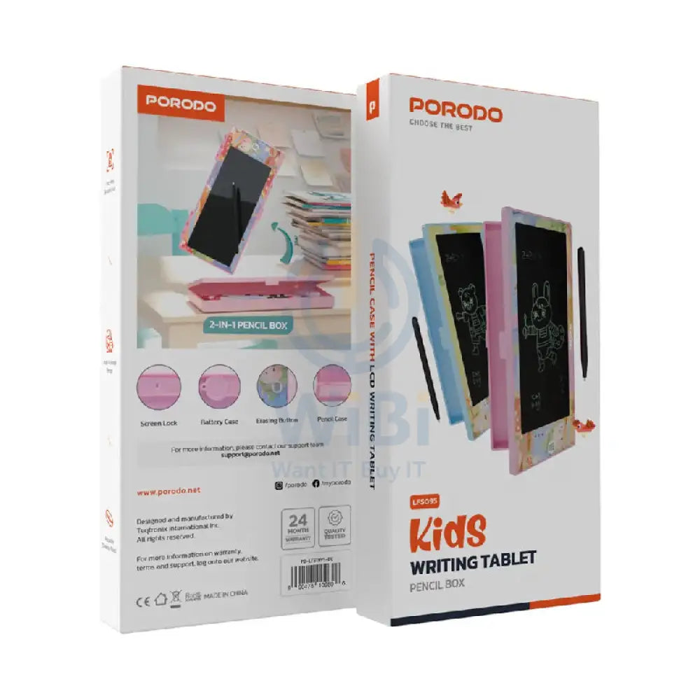Porodo Kids Writing Tablets - Blue Accessories > Smart Devices