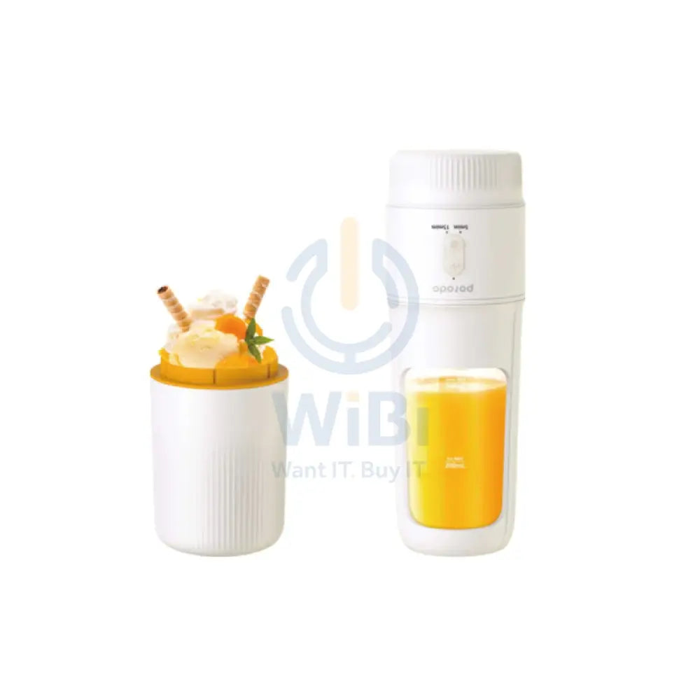 Porodo LifeStyle 2 in 1 Portable Ice Cream Maker and Blender - White Accessories > Other Accessories
