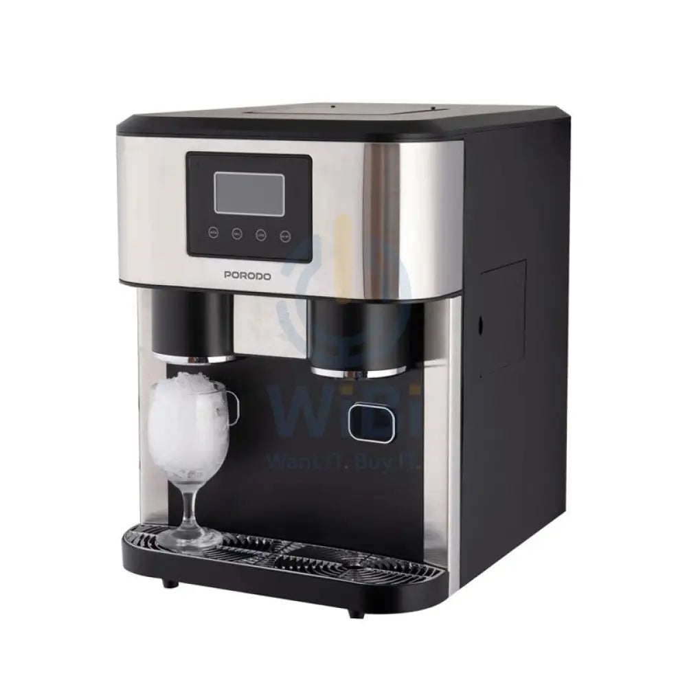 Porodo Lifestyle 3in1 Ice Maker with Crusher and Cold Water Dispenser - Black Accessories > Smart Devices