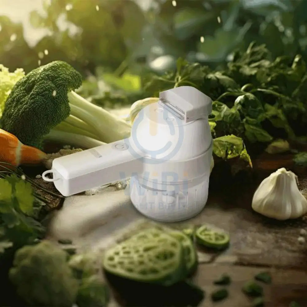Porodo LifeStyle 45W 4in1 Portable Food Chopper - White Accessories > Smart Devices