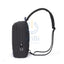 Porodo Lifestyle Cross Body Sling Bag With Fingerprint Lock - Black/Blue Accessories > Bag