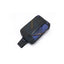 Porodo Lifestyle Cross Body Sling Bag With Fingerprint Lock - Black/Blue Accessories > Bag