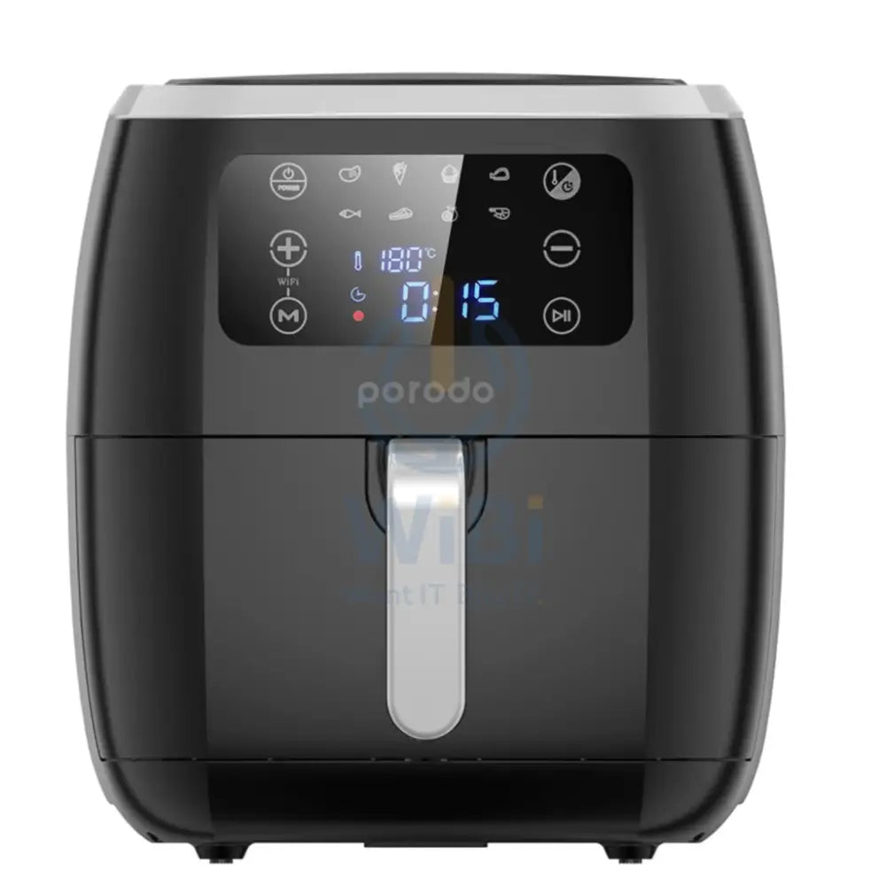 Porodo Lifestyle Smart Air Fryer with App Control 6L - Black Accessories > Smart Devices