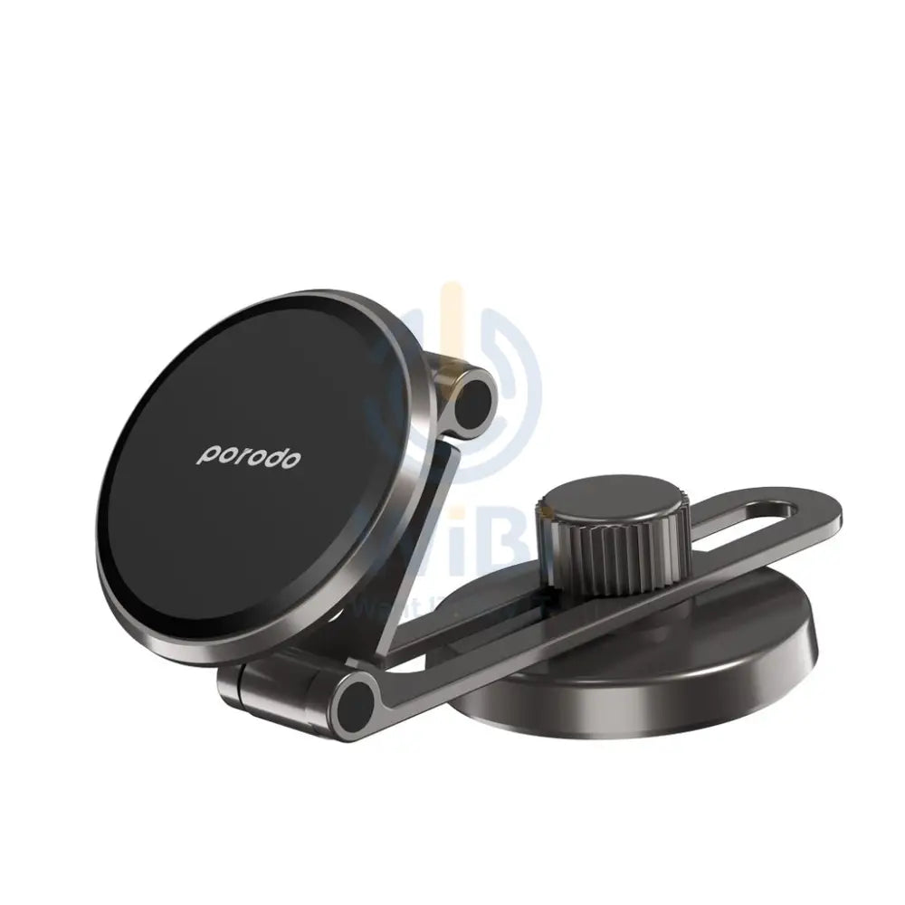 Porodo Magnetic Mount with Double Folding and Double Rotation - Black Accessories > Mobiles & Tablets > Mobiles >