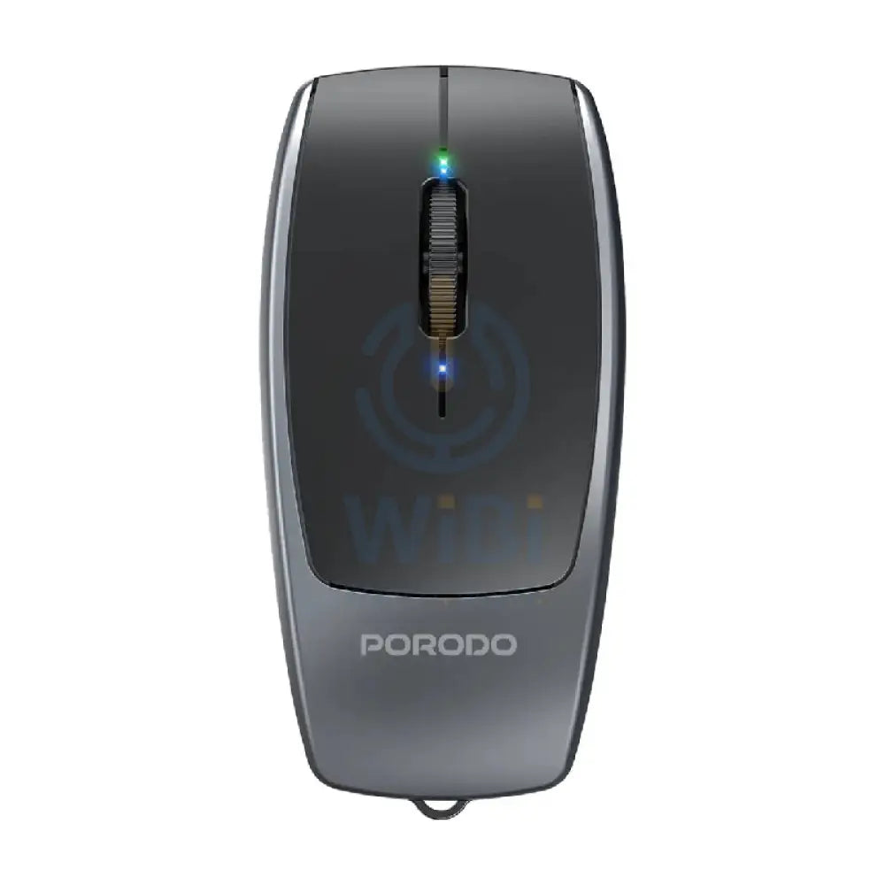 Porodo PDM109 Wireless Mouse with Card Reader 1600dpi / Bluetooth / 120mAh / Black Accessories > Keyboard & Mouse