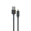 Porodo PVC Lightning Cable 1.2m - Black Accessories > Cables & Converters > Cables