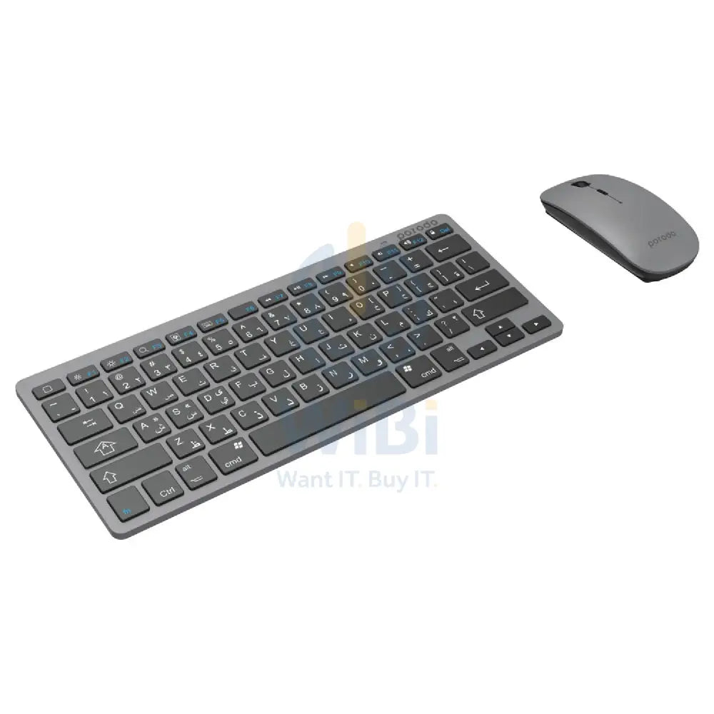Porodo Slim Bluetooth Keyboard & Mouse Accessories > Keyboard & Mouse