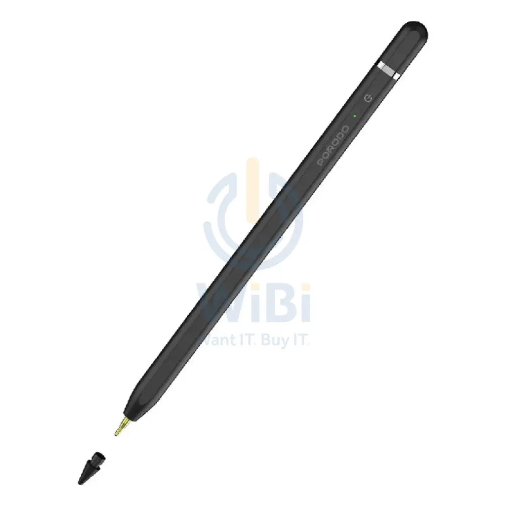 Porodo Smart Stylus Pen for iPad - 1.7mm / 140mAh / USB-C / Black Accessories > Mobiles & Tablets > Tablets > Stylus &