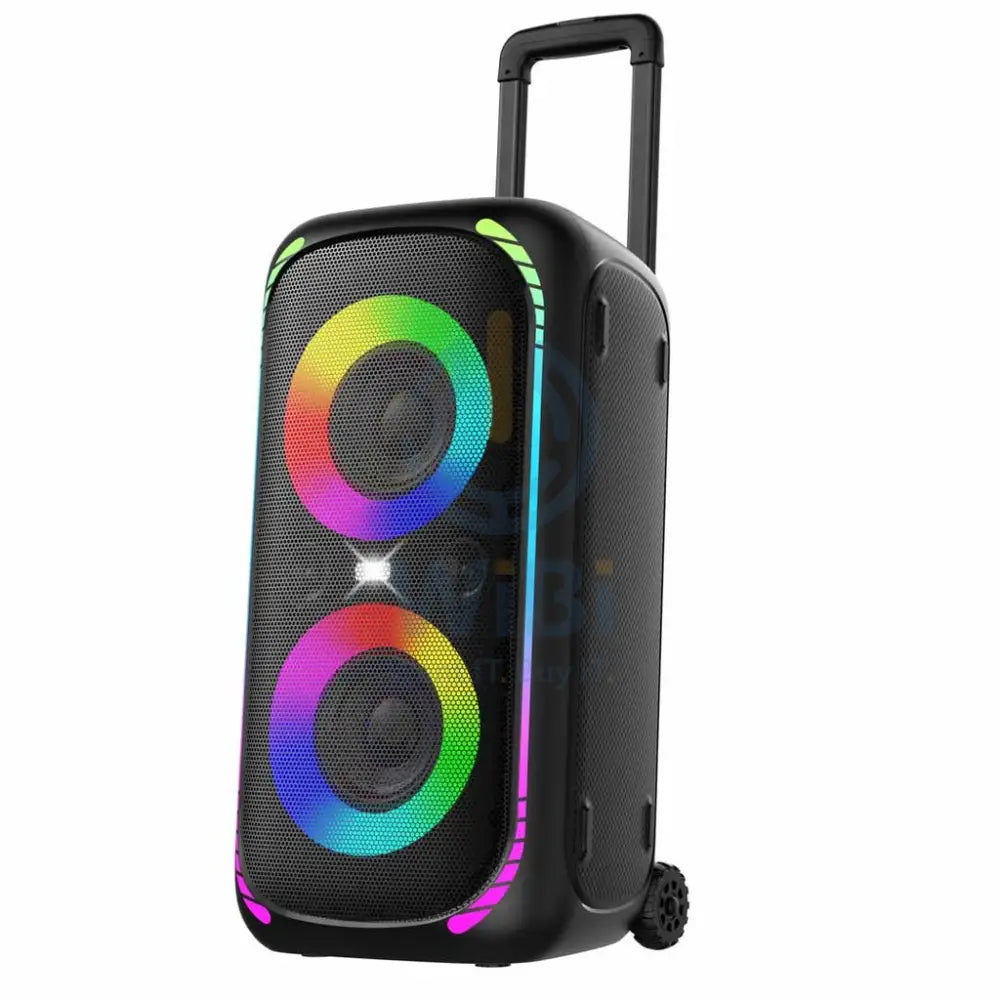 Porodo Soundtec 640W Party Speaker with Trolley - Black Accessories > Audio > Speakers