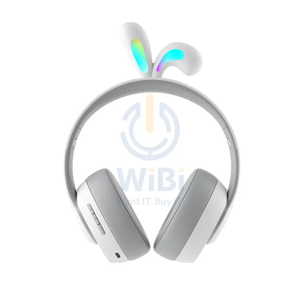 Porodo Soundtec Kids ENC Headphone Rabbit Ear - Grey Accessories > Audio > Headphones
