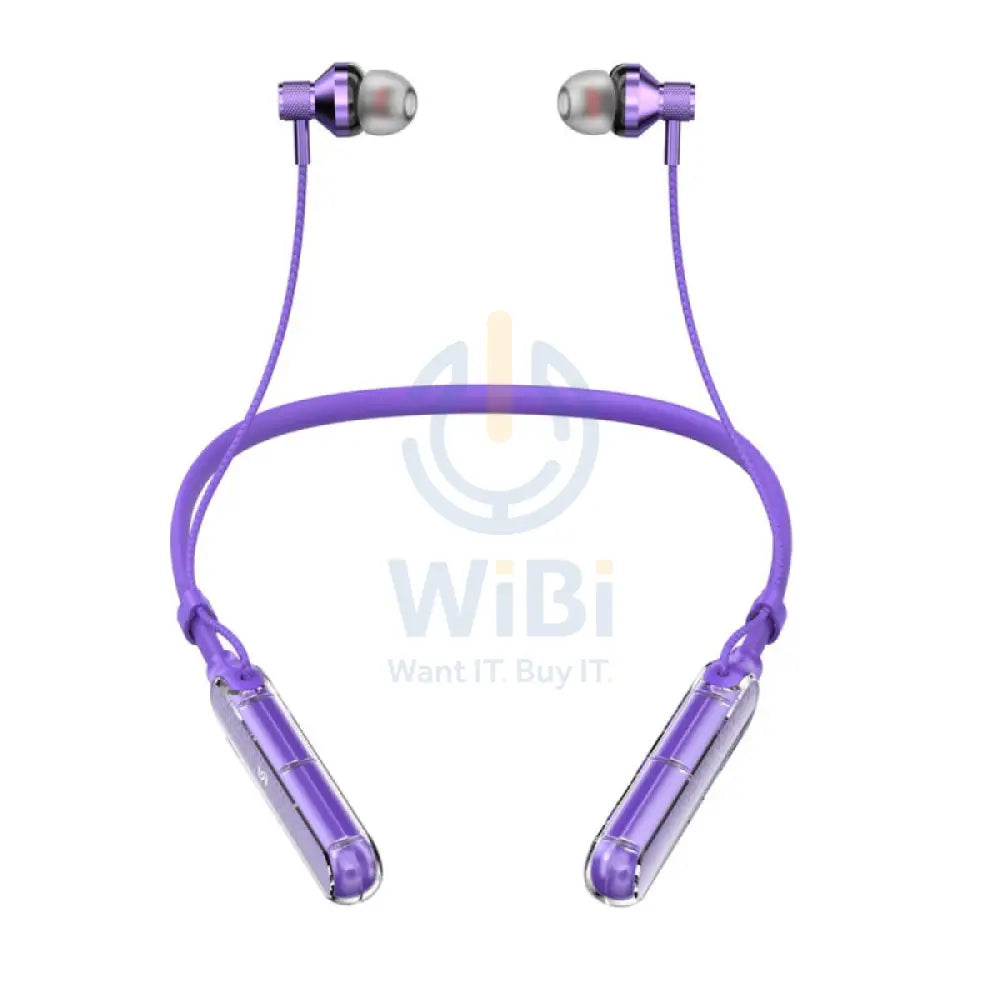 Porodo Soundtec SV Pro Neckband Earphone ENC - Purple Accessories > Audio > Headphones