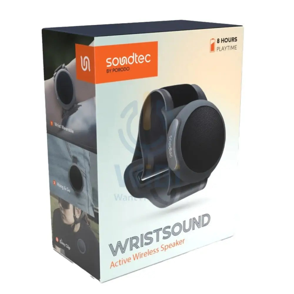 Porodo Soundtec Wristsound Active Wireless Speaker - Black Accessories > Audio > Speakers