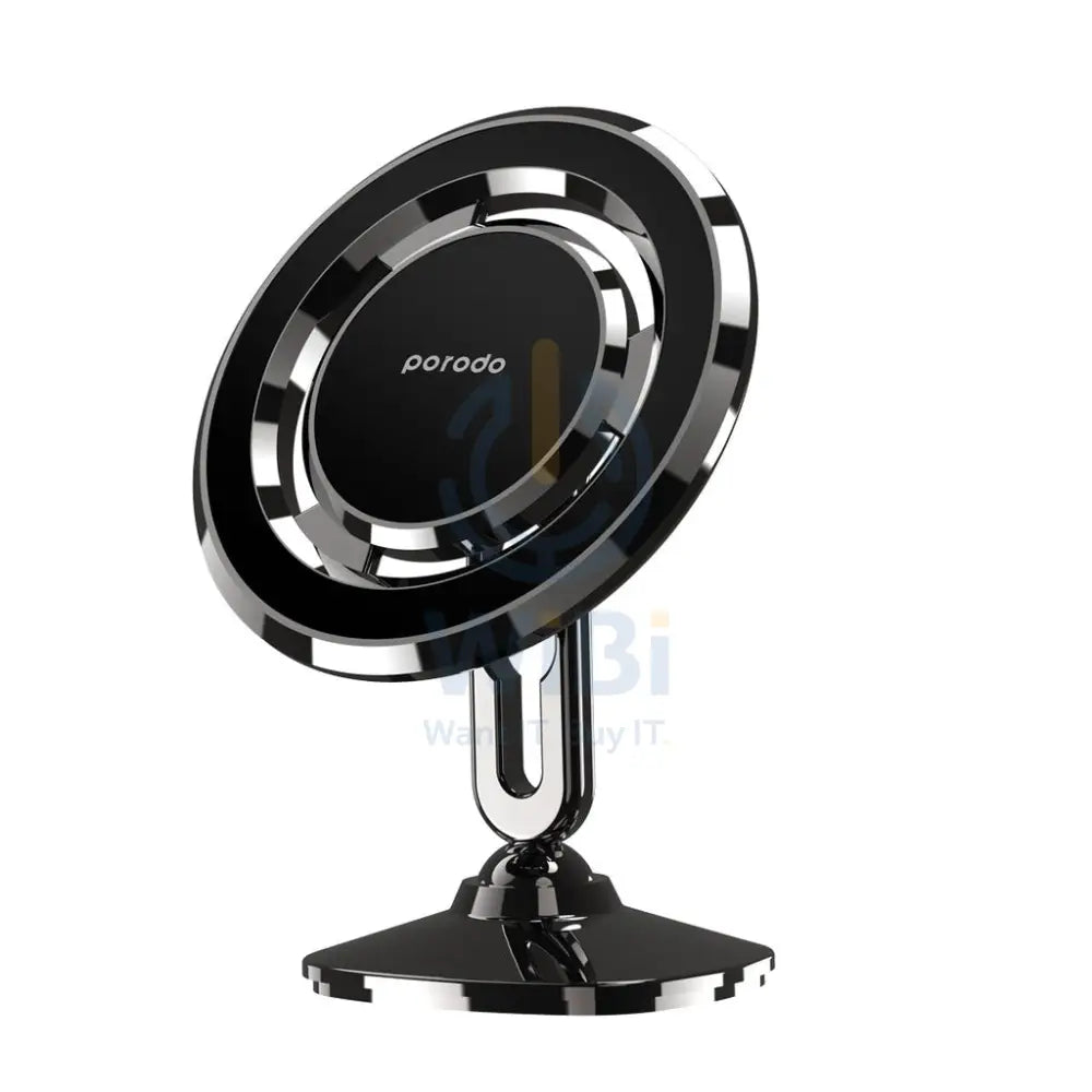 Porodo Stereoscopic Rotation Multiangle Control Magnetic Car Mount - Black Accessories > Mobiles & Tablets > Mobiles >