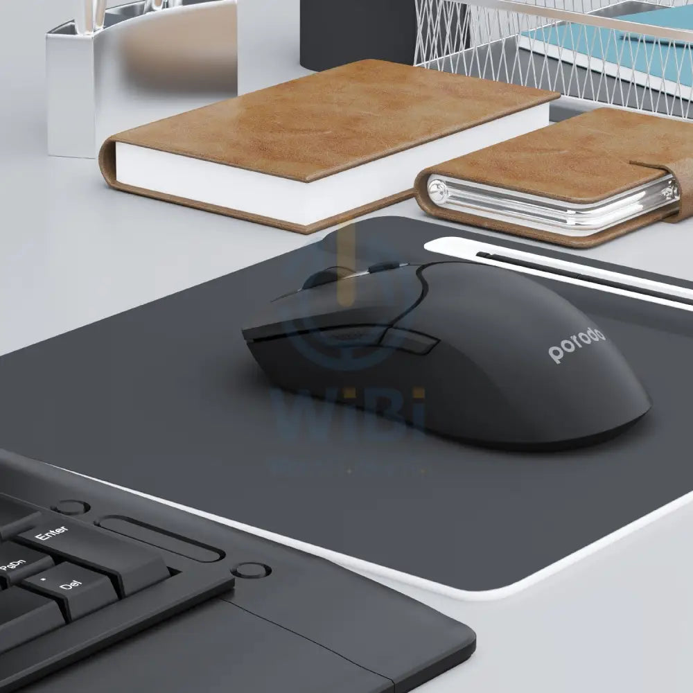 Porodo Wireless Mouse - 3 in 1 / Black Accessories > Keyboard & Mouse