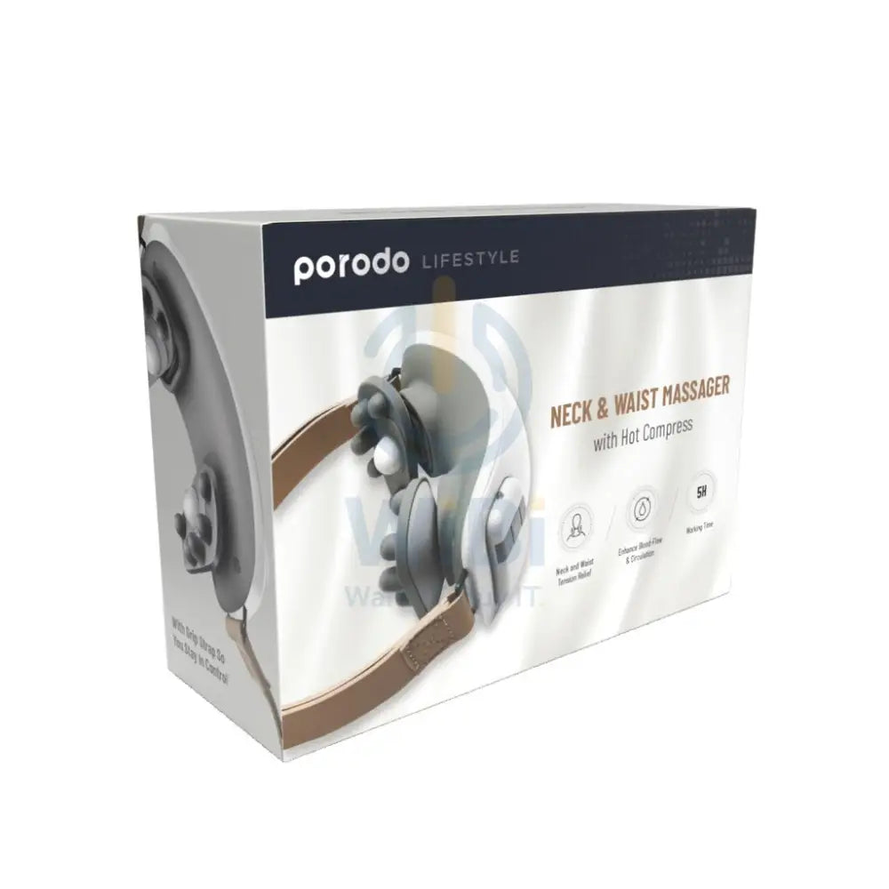 Porordo Lifestyle Neck Massager with Remote controller - White Accessories > Smart Devices