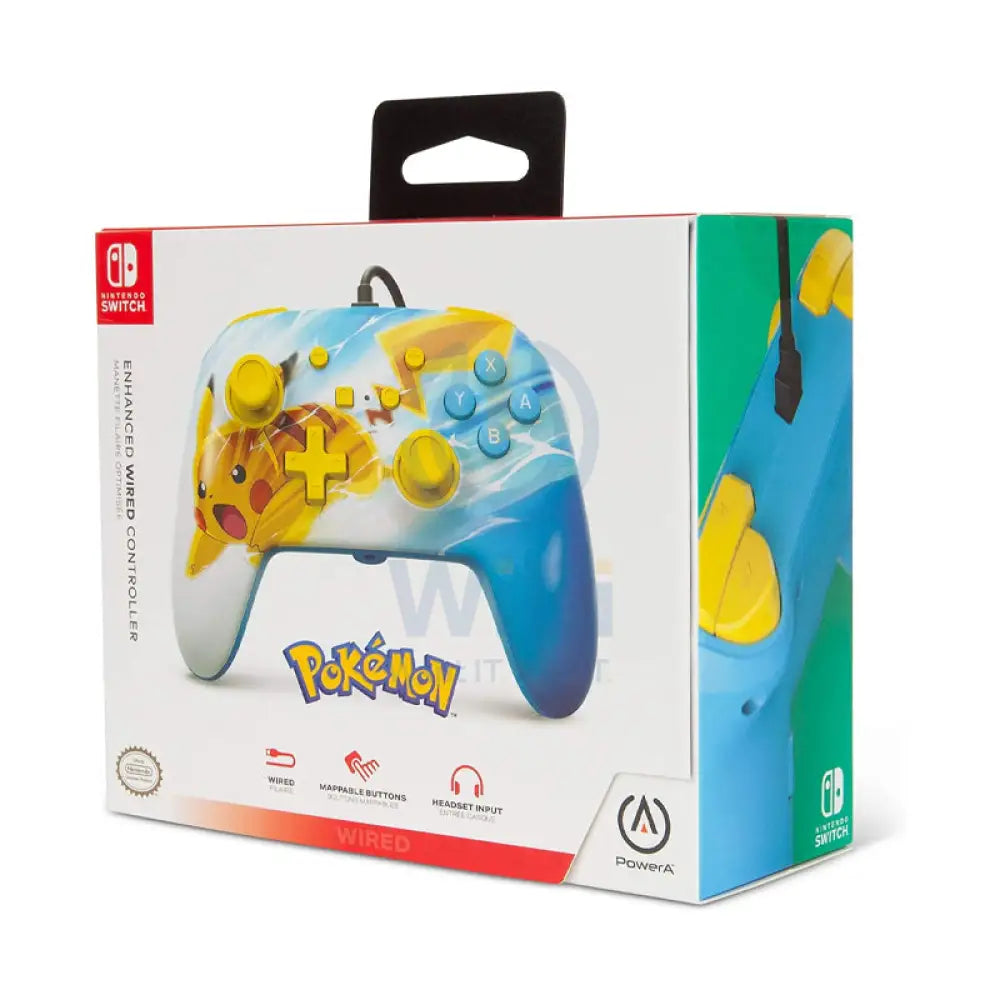 POWER A ENH WIRED CONTROLLER - Pikachu Charge Accessories > Gaming Controllers > Gaming Zone