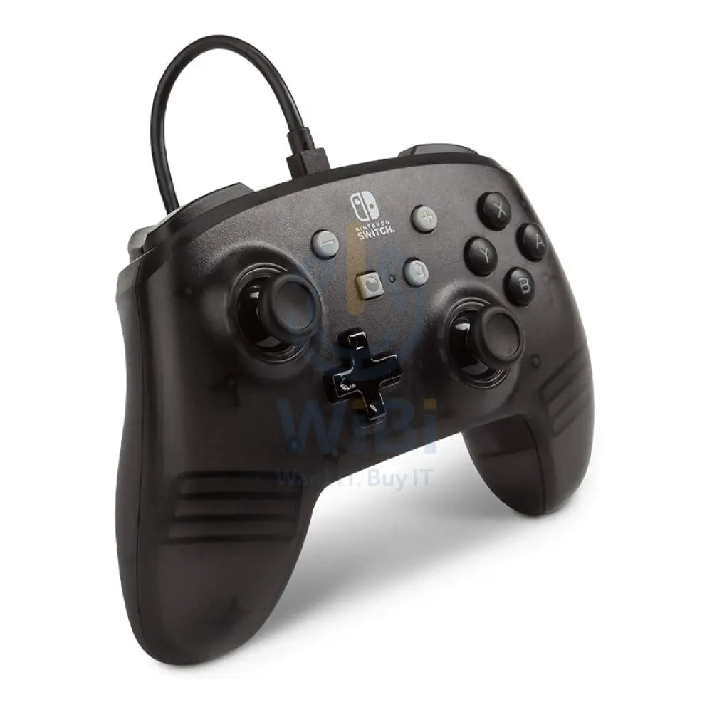 Power A Enhanced Switch Wired Controller - Black Frost Accessories > Gaming Controllers > Gaming Zone