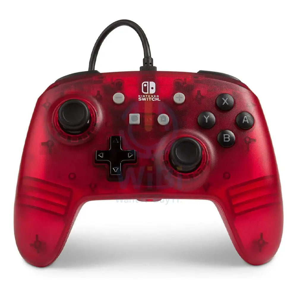 Power A Enhanced Switch Wired Controller- Frost Red Accessories > Gaming Controllers > Gaming Zone