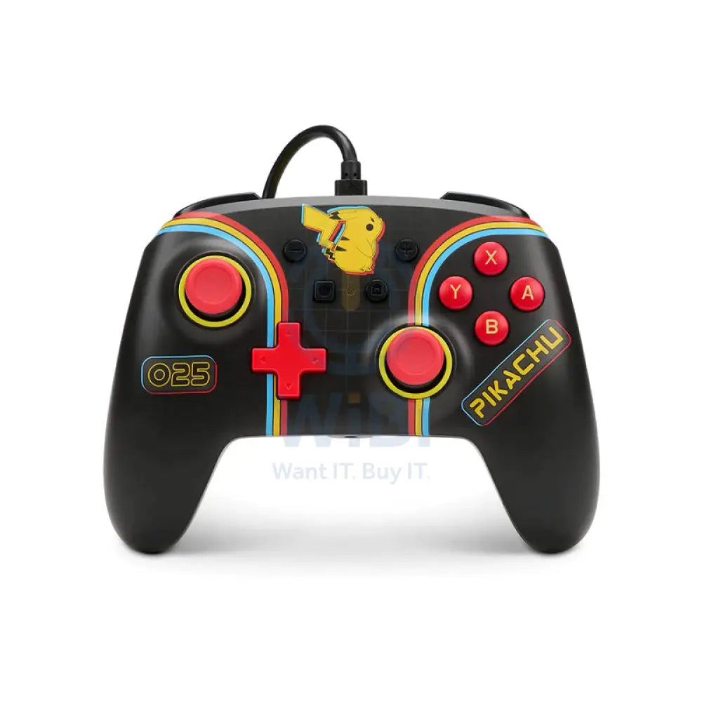 PowerA Pokemon Wired Controller Pikachu Arcade Accessories > Gaming Controllers > Gaming Zone