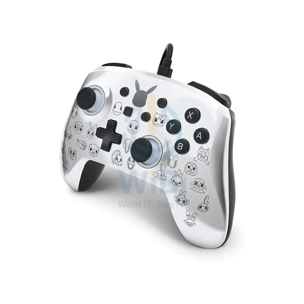 PowerA Pokemon Wired Controller Pikachu Black - Silver Accessories > Gaming Controllers > Gaming Zone