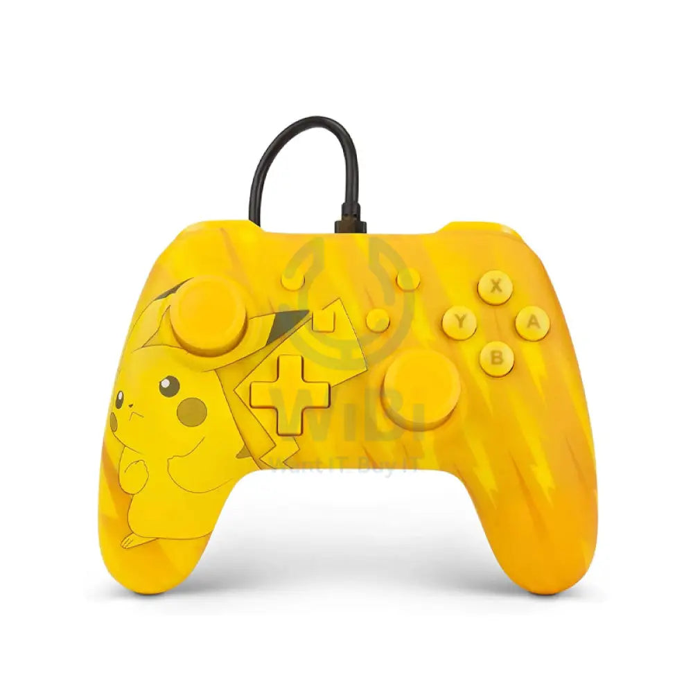 PowerA - Pokemon Wired-Pikachu Static Accessories > Gaming Controllers > Gaming Zone